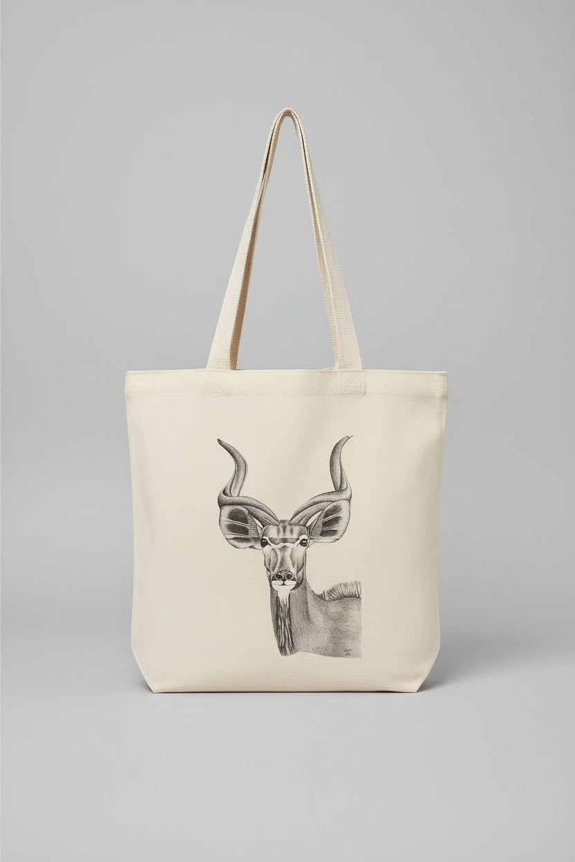 The Crown kudu eco tote by Ezekiel