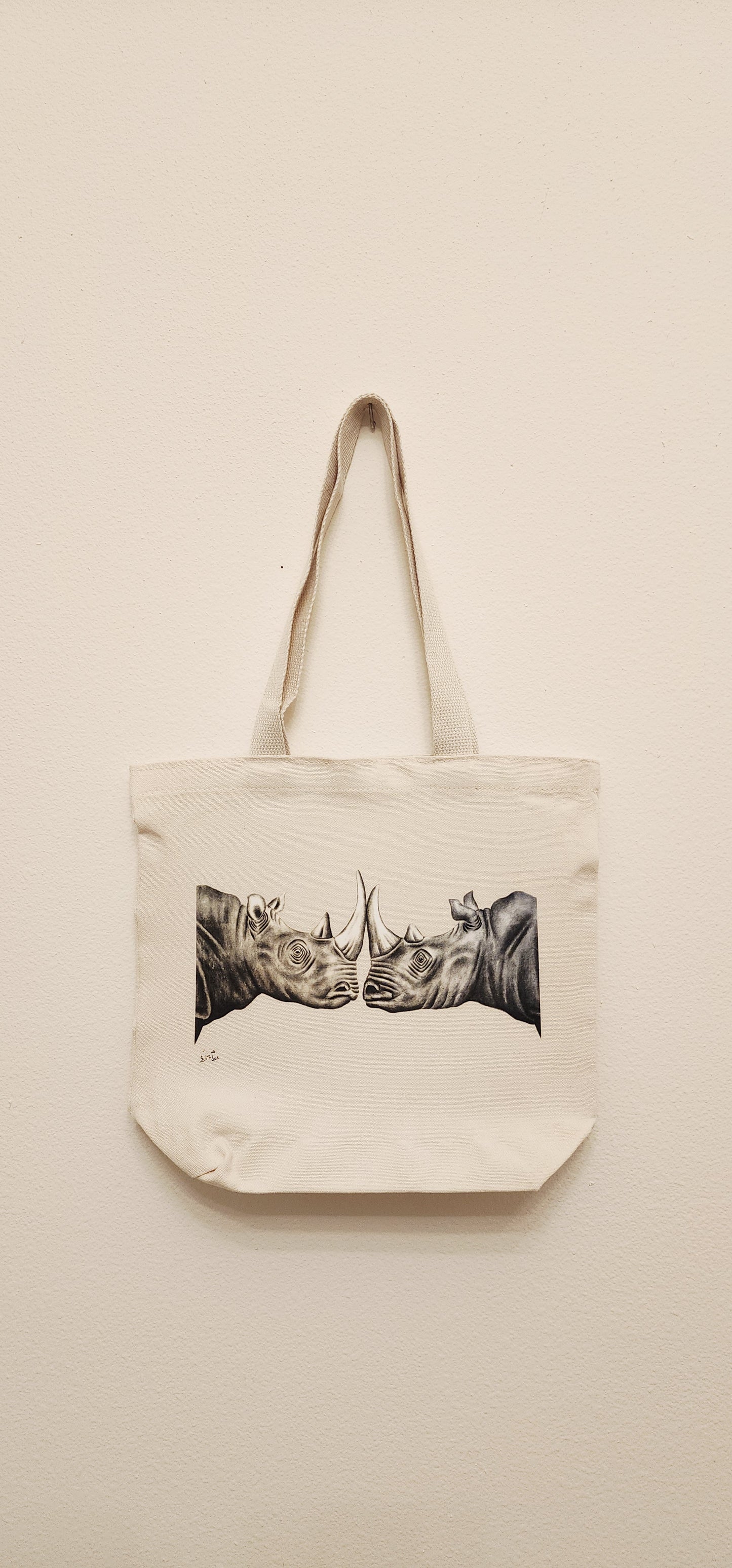Ezekiel Rhino friend 1 Eco Tote Bag