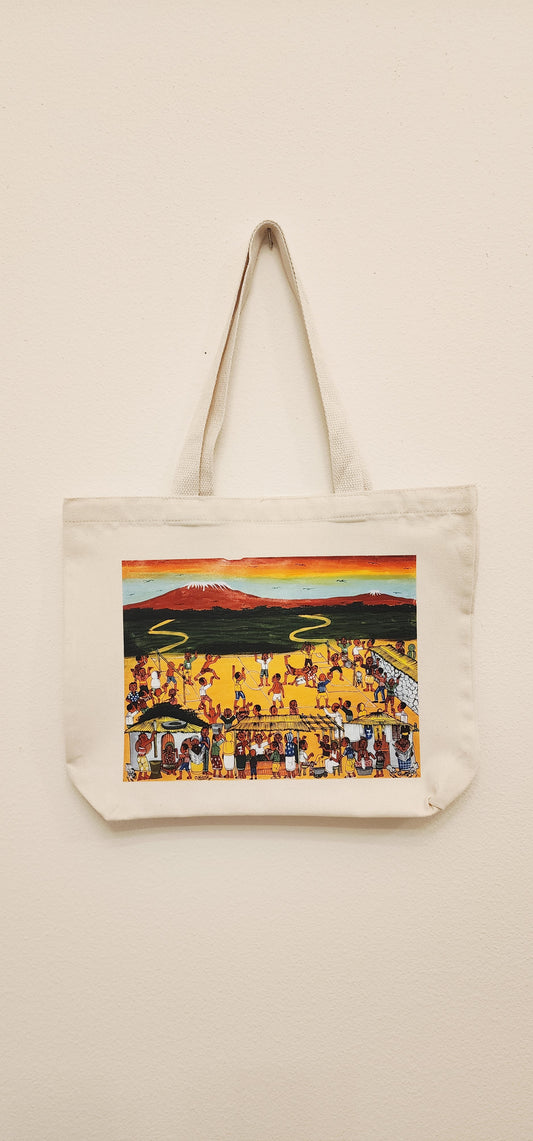 Mitole Village Sports Life Eco Tote Bag