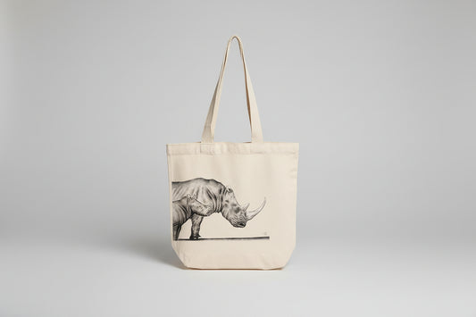 Ezekiel Rhino mom and baby 2 Eco Tote Bag